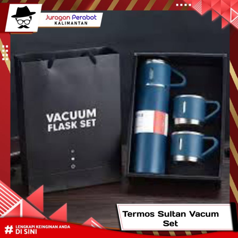 Thermos Sultan / Termos Vacum / Termos Vakum Flash Set Botol Minum Cangkir 500m