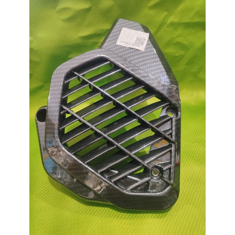 cover tutup radiator PCX 150 carbon karbon 5 dimensi Bozooka