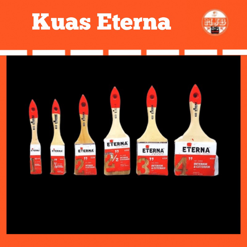 

Kuas /koas /paint brush Merk Eterna 1 Lusin