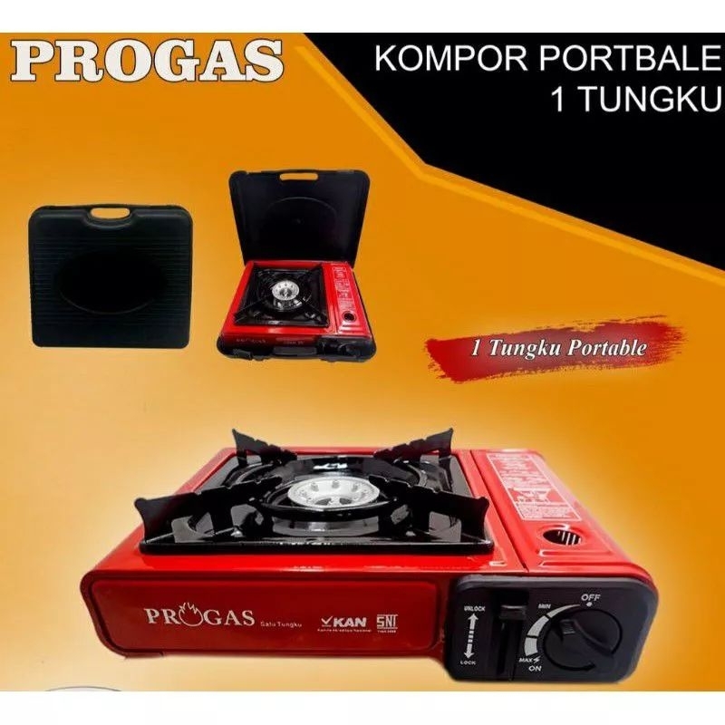 NIKO  KOMPOR KEMPING NK 268 2in1 Gas  Portable + koper