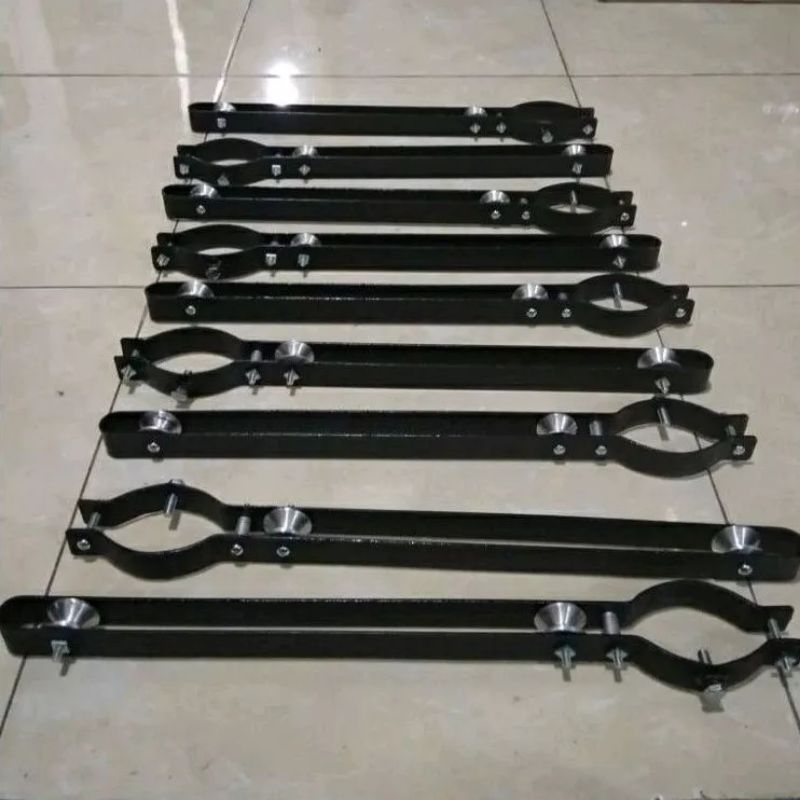kerekan Tiang Katrol Roda Sangkar Burung Perkutut  | Katrol Roda Besi Strip Panjang 40cm