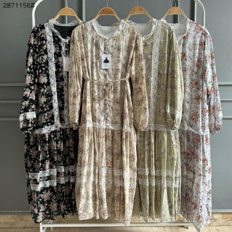 midi ceruty bunga/midi korea/midi bangkok/midi bkk