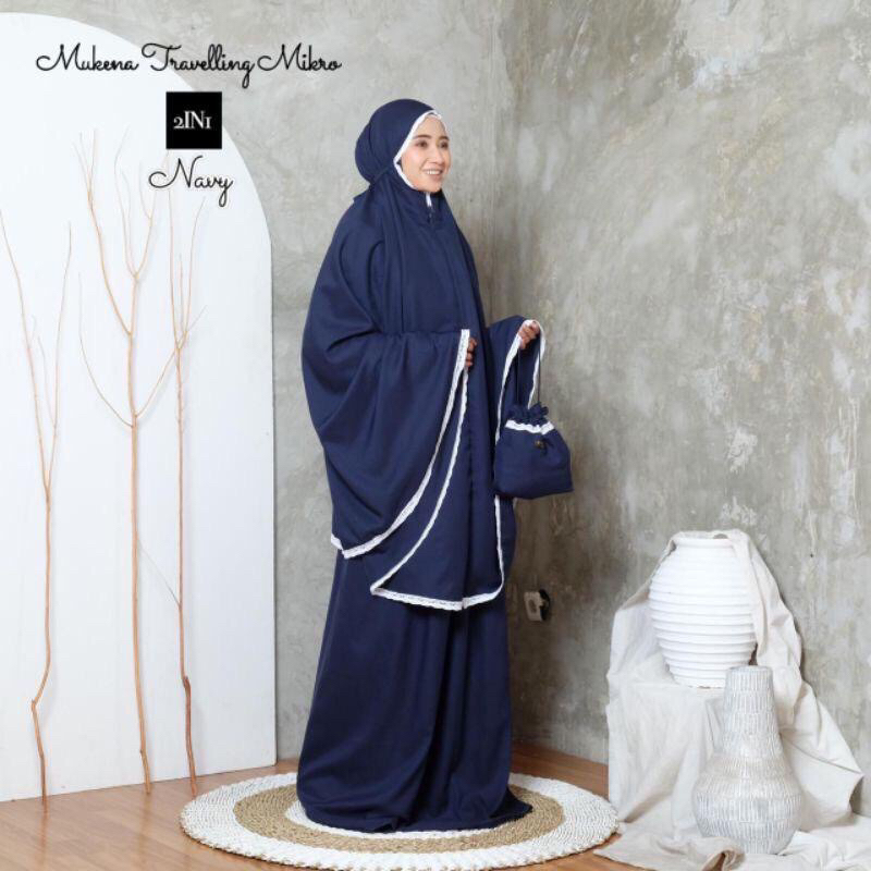 MUKENA TRAVELING 2 IN 1 DEWASA  ZIARA SERIES ( COD )