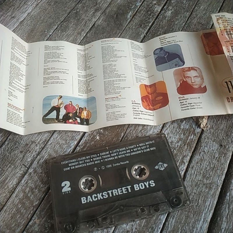 Kaset pita Backstreet Boys: Backstreet's Back (Baca Deskripsi!!)