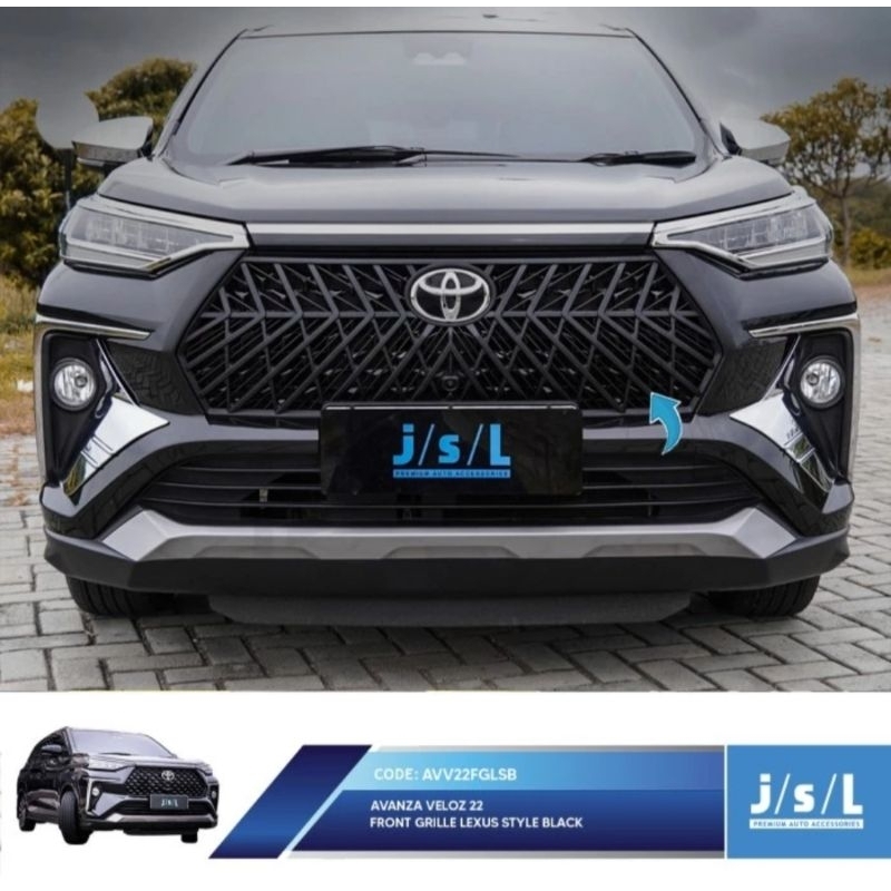 Grill Grille Depan Veliz 2022 Lexus Blacktivo Phantom Black-Blacktivo
