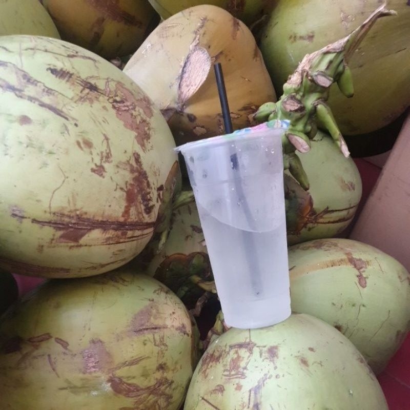 

AIR kelapa murni per cup 22 OZ/cup jumbo -+ 500ML (KHUSUS GOJEG)