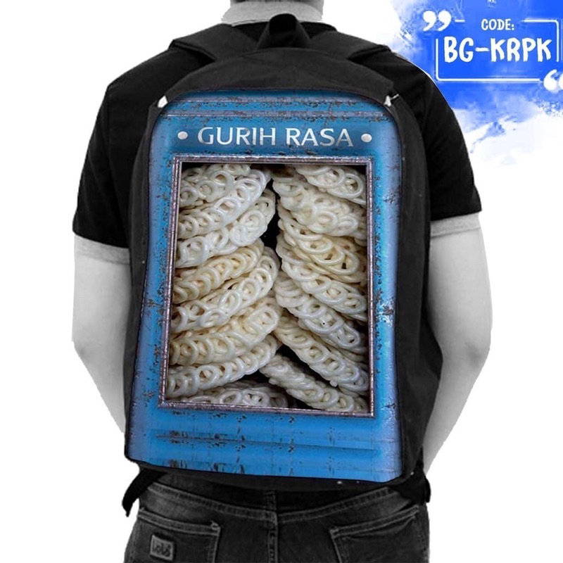 Tas Ransel Backpack Motif Meme Lucu Printing 2D Bisa COD