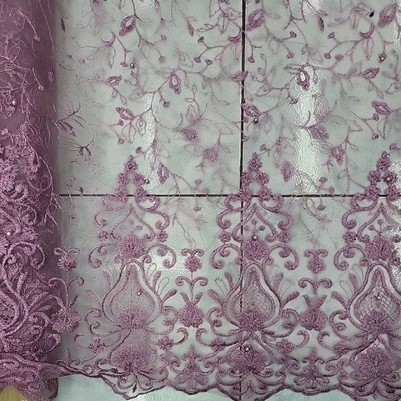 kain tile mutiara gliter &quot;25&quot; murah. warna pd foto