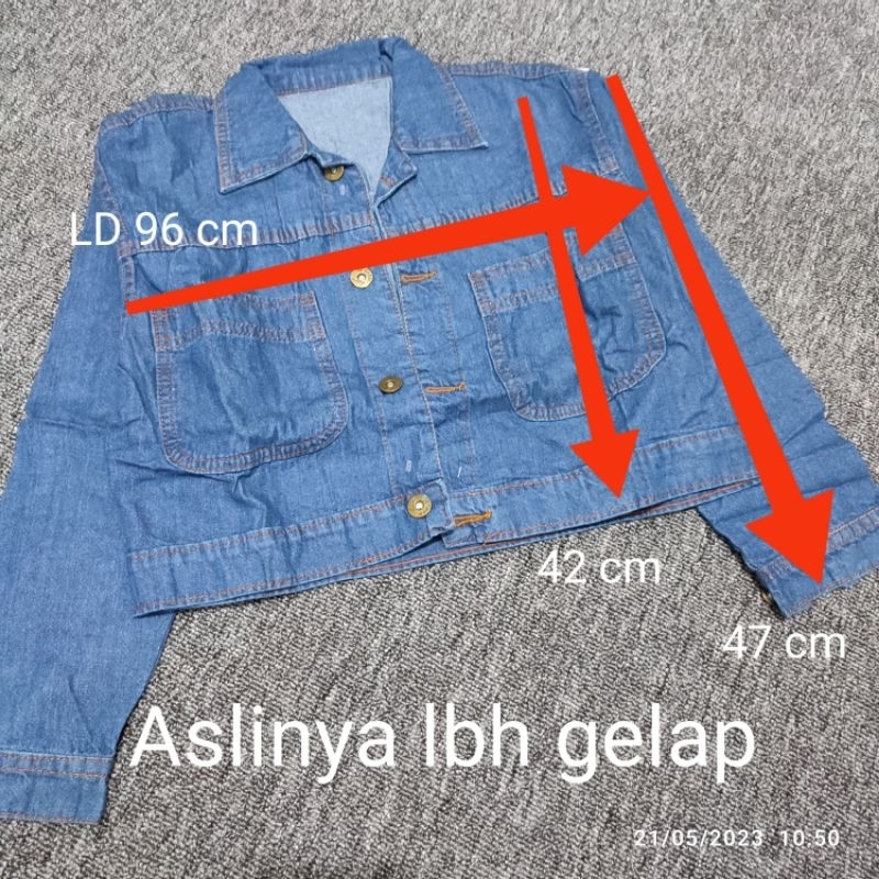 ANGELYAPBUNNY ORIN JAKET CROP SEMI JEANS