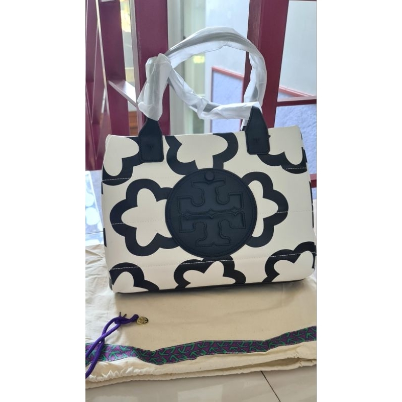 Tory Burch TB Ella tote bag Kulit NEW