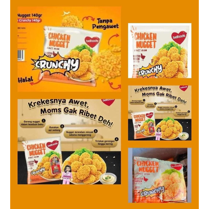 

Naget Belfoods Crunchy 170gr