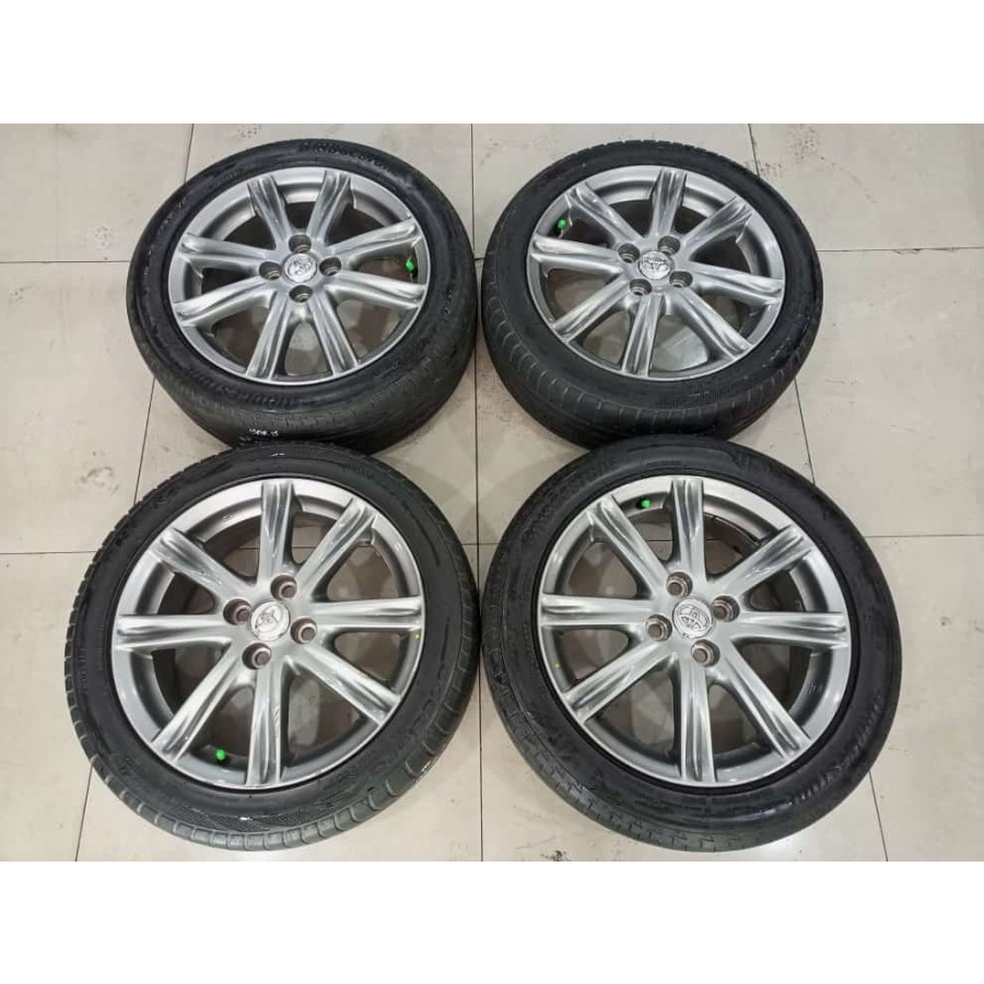 VELG MOBIL SECOND STANDAR YARIS RING 16 PCD 4X100 + BAN 195 50 R16