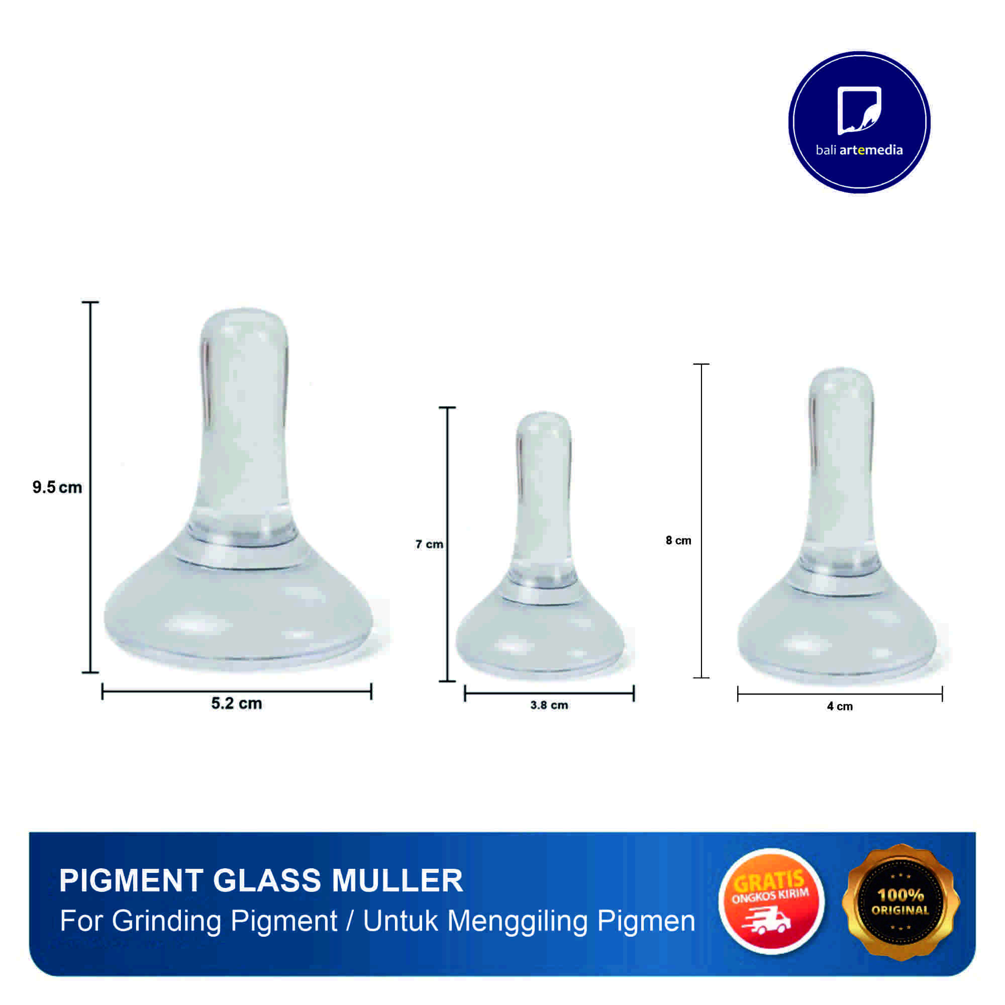 Pigment Glass Muller