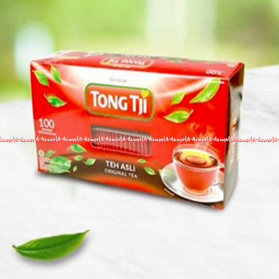 Tong Tji Teh Asli 100sachet Minuman Teh Original Telup Tongji Kemasan Merah Daun Teh Hitam Thong Tji Amplop Black Tea