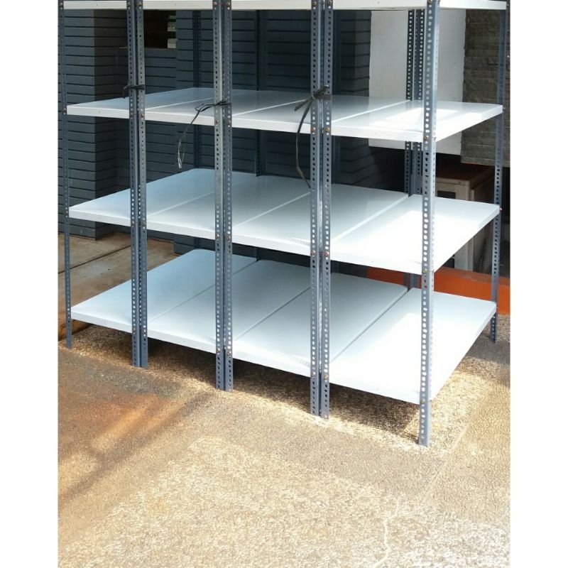 Rak besi siku 4 susun serbaguna