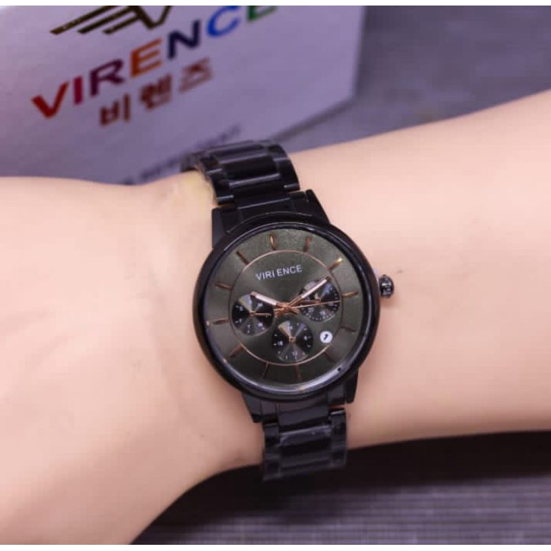 Jam Tangan Wanita Virence Analog Stainles Steel Jam Tangan Fashion Waterproof