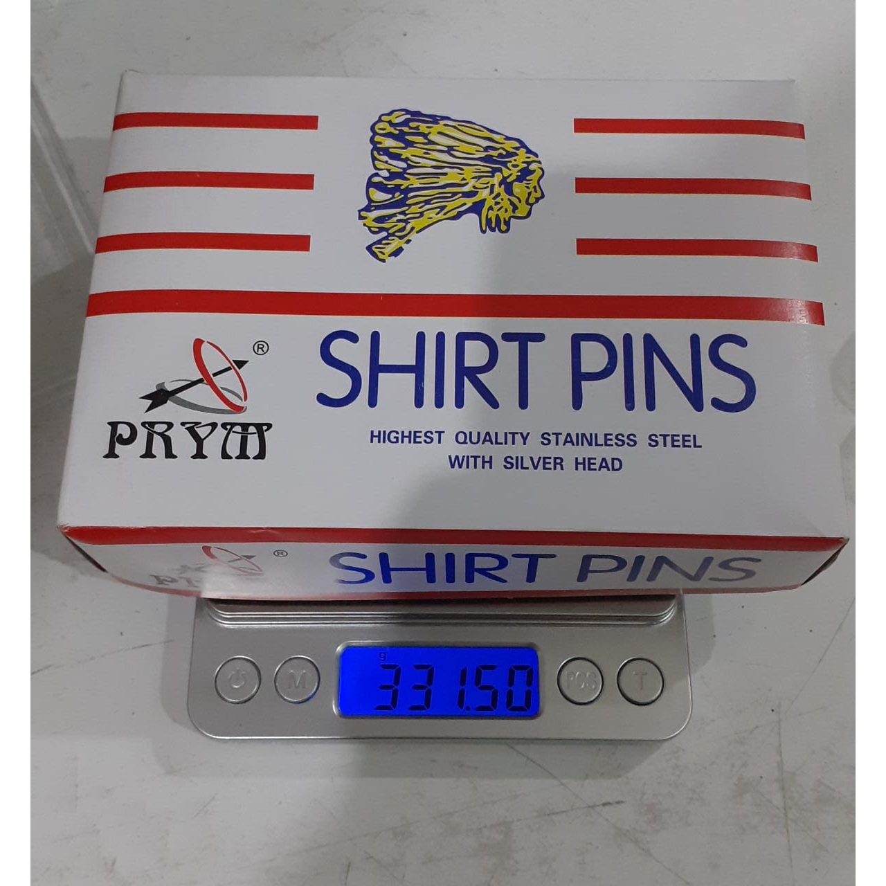 Jarum Pentul Mini Silver Stainless Steel Anti Karat / Shirt Pins