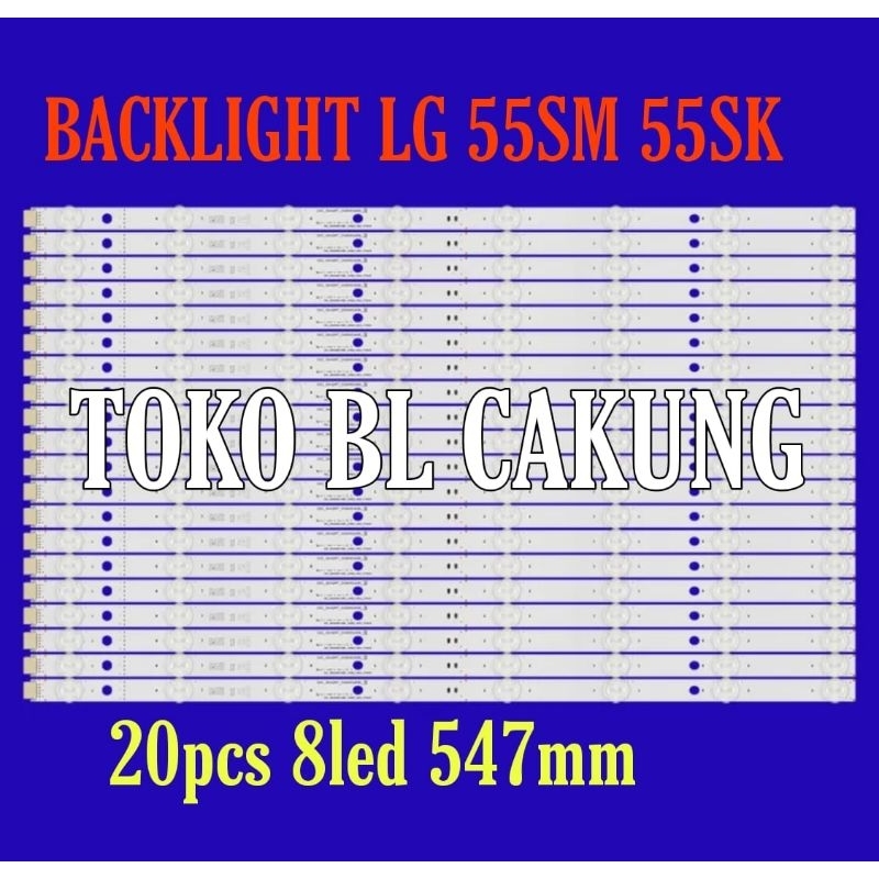 LAMPU LED BL BACKLIGHT TV LG 55SK8500 55SM9000