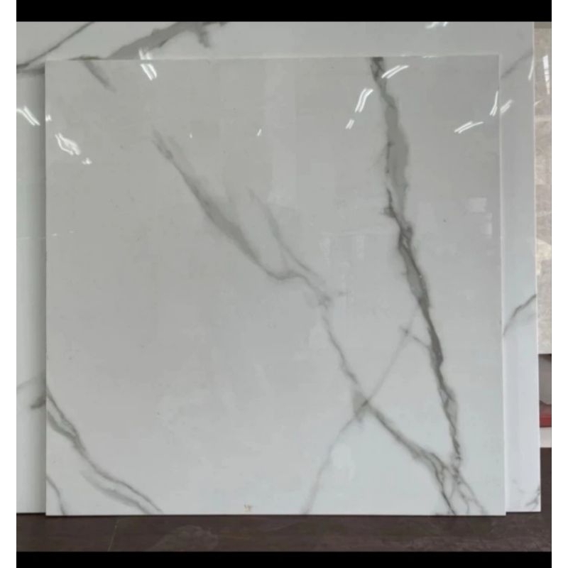 Granit 80x80 Motif Marmer | Indogress Titanio Statuario Glossy