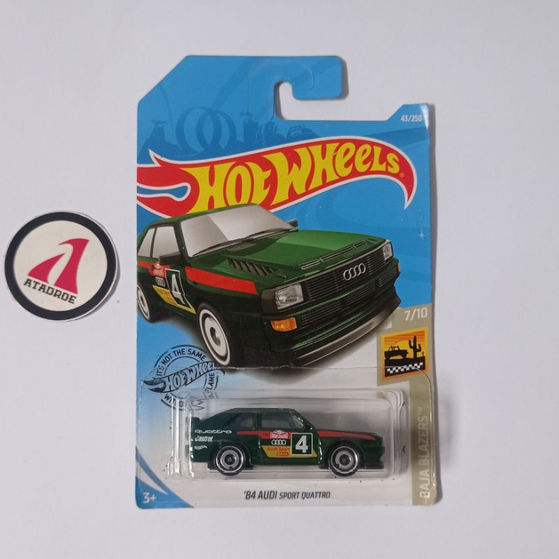 Hotwheels Audi Sport Quattro Hijau