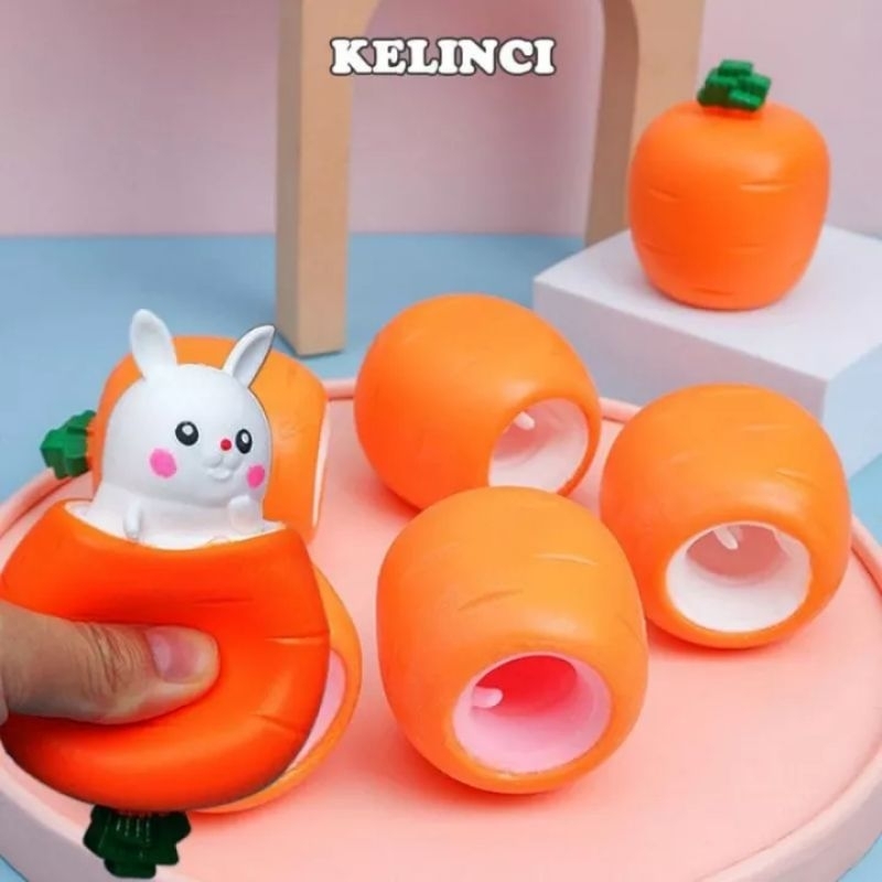 Squishy Pop Up Pencet Binatang Karet