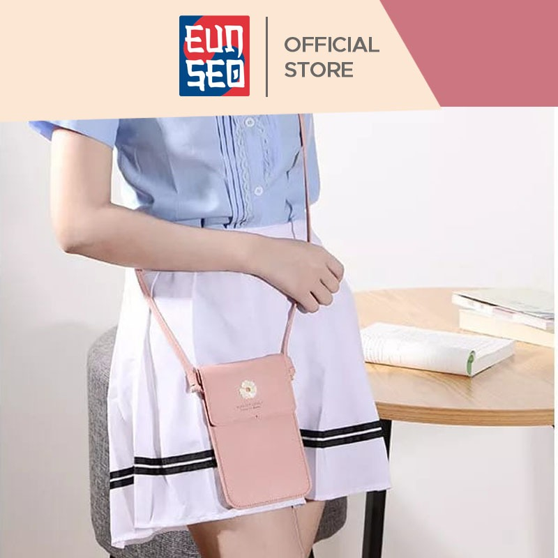 Tas Selempang Wanita Mini Kulit Daisy Flower Fashion Korea EUNSEO