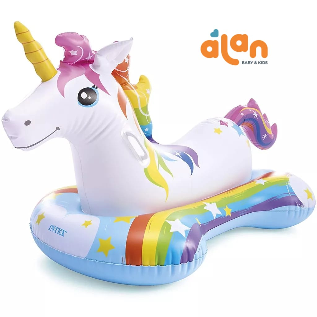 INTEX Pelampung Magical Unicorn Ride-On 57552