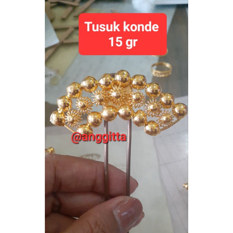 Tusuk Konde/Gondang2 Ms LM 24K Kadar 999,9