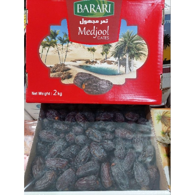 

Kurma Medjol Barari dates kemasan 2kg size(JUMBO)