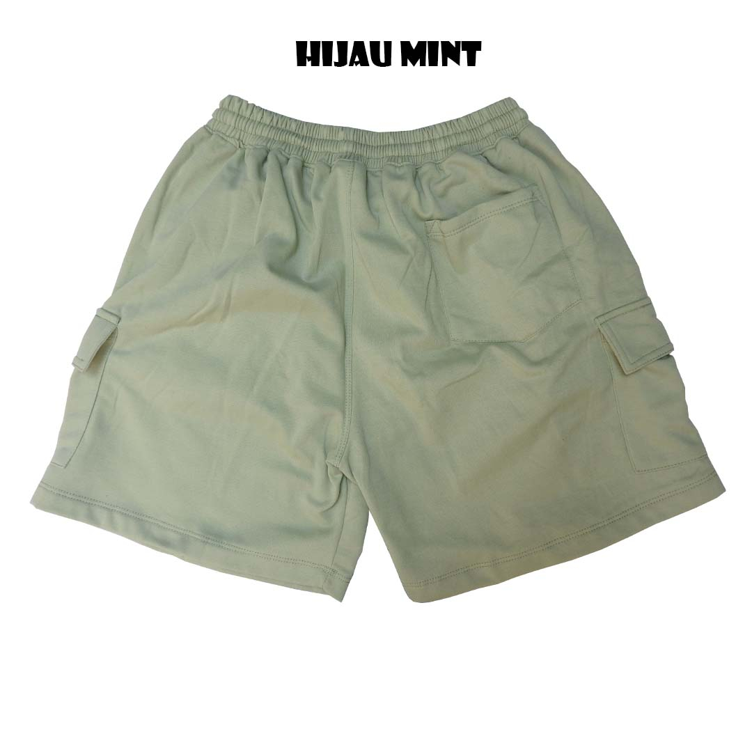 TDE/SHORT CARGO/CELANA PENDEK/UNISEX/PRIA/WANITA/CARGO/MINT