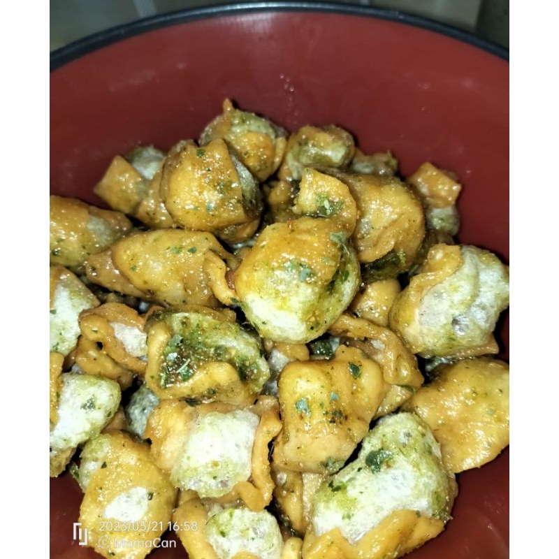 

siomay kering pedas 150 gram,200gram ,300gram,500gram