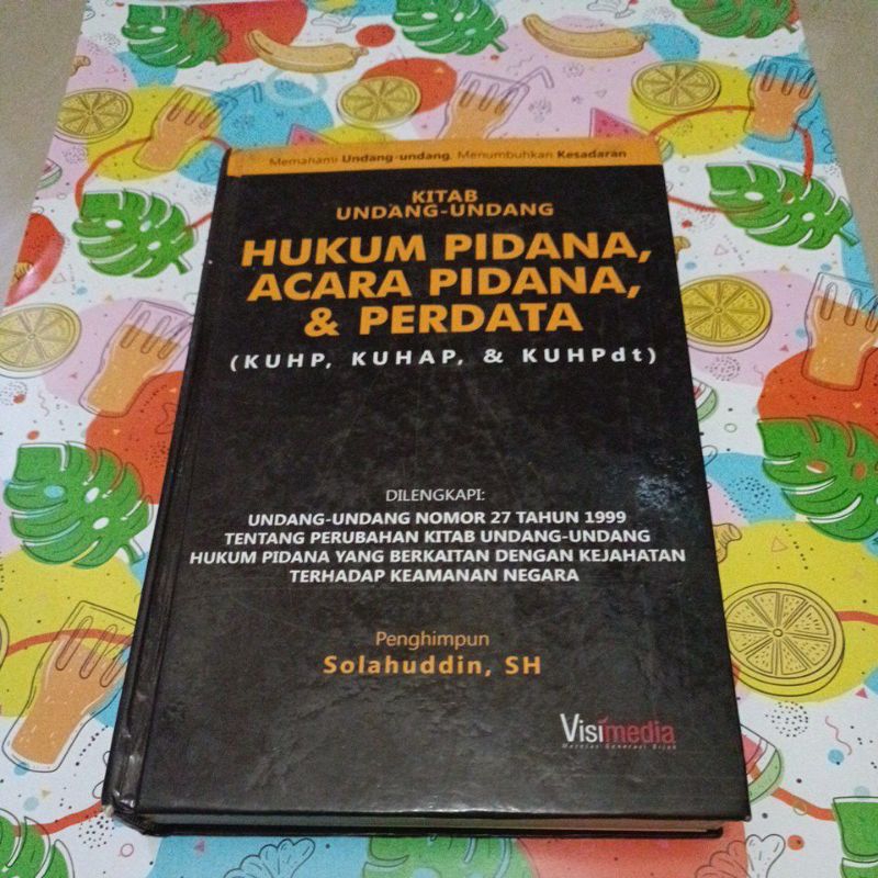 Buku kitab Undang-Undang hukum pidana, Acara pidana & perdata