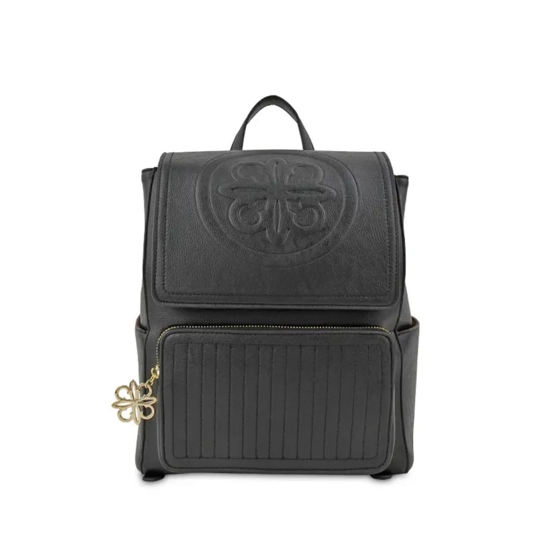 Les Catino - Shanghai Tang Ch Flap Backpack (Black)