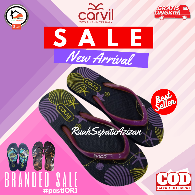 Carvil Talita-TW | Sandal Jepit CARVIL Anak Perempuan | Original By Carvil