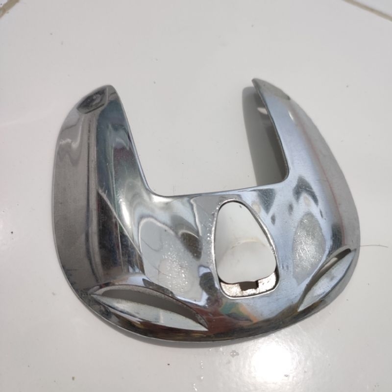 aksesoris panel Vent ventilasi udara KYT Jet Solid Krom Chrim bekas ORI copotan