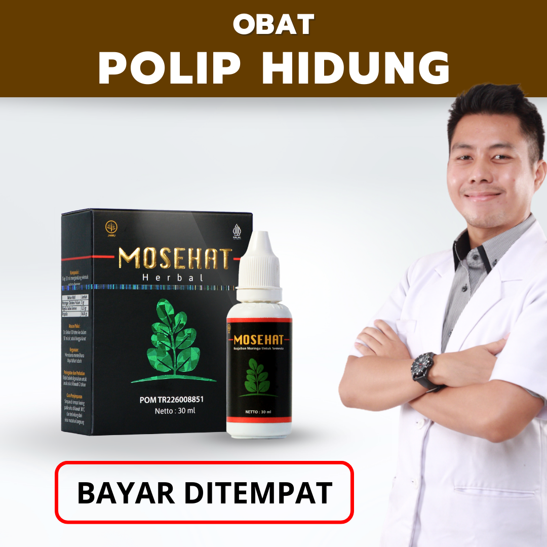 Obat Polip Hidung Ampuh Mujarab Herbal Mosehat BPOM