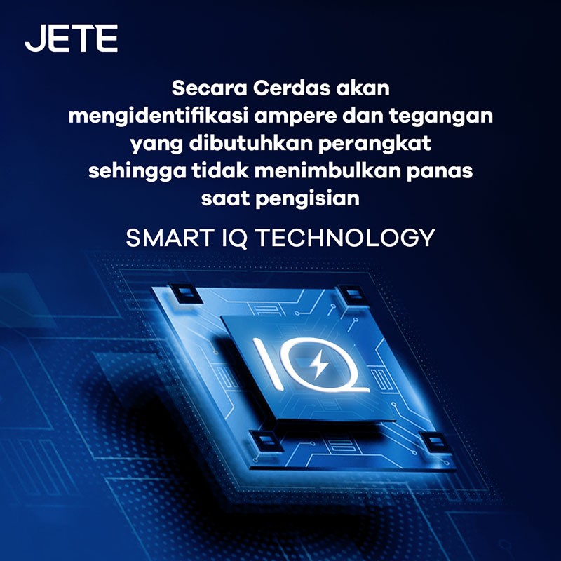 JETE J6 Car Charger Dual Output 48W Type C PD &amp; QC 3.0 with LED Light