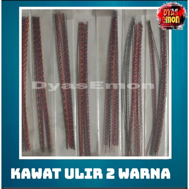 KAWAT BEHEL GIGI ULIR 1 PACK / KAWAT MOTIF ULIR 2 WARNA