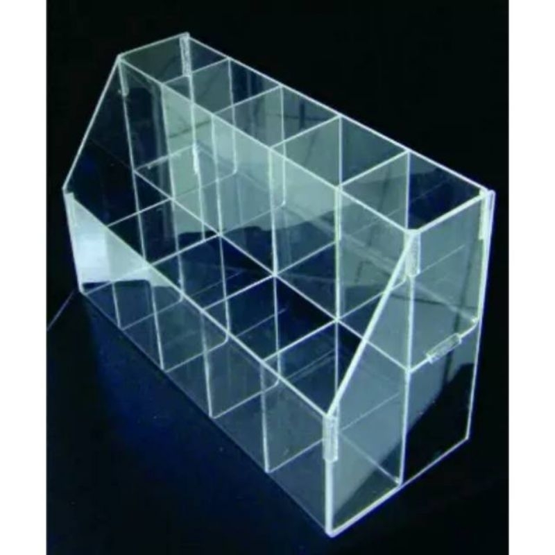 

Kotak Pulpen 2 Susun / Tempat Pulpen Pensil 2 Susun bahan akrilik