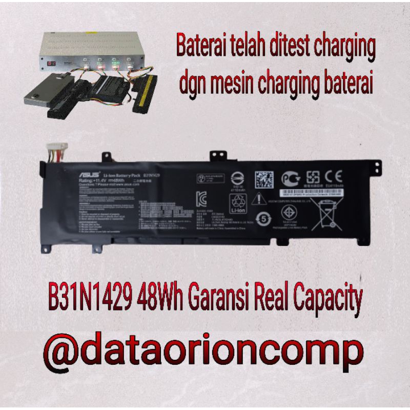 Baterai Asus B31N1429 for Asus K501 K501L K501U