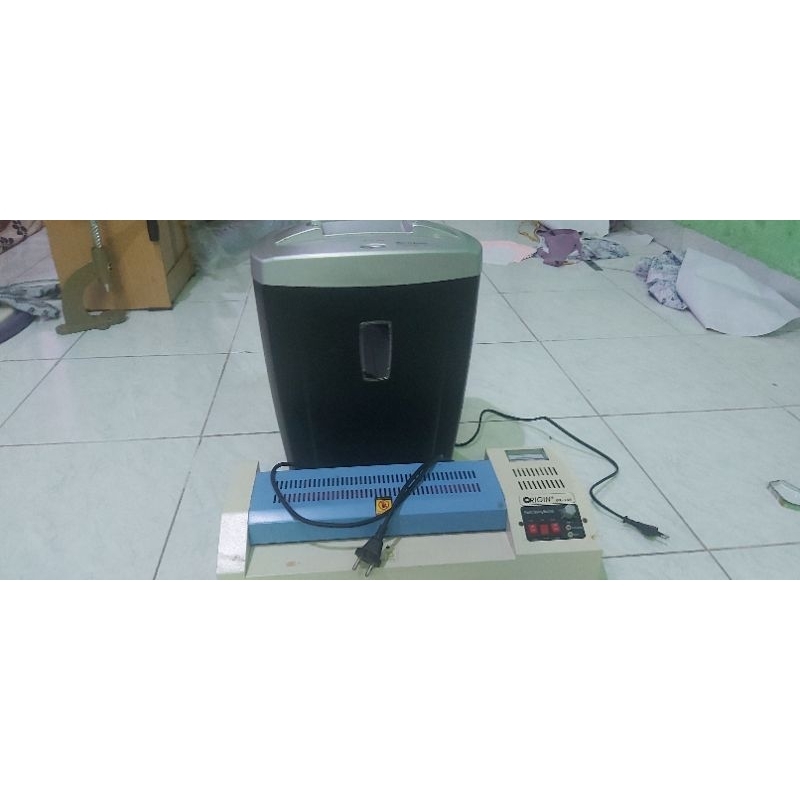 Mesin Laminating dan penghancur kertas Rusak