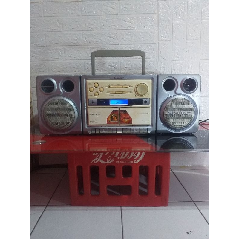 Radio Tape Sharp Simba III WF-3000L (Bekas)