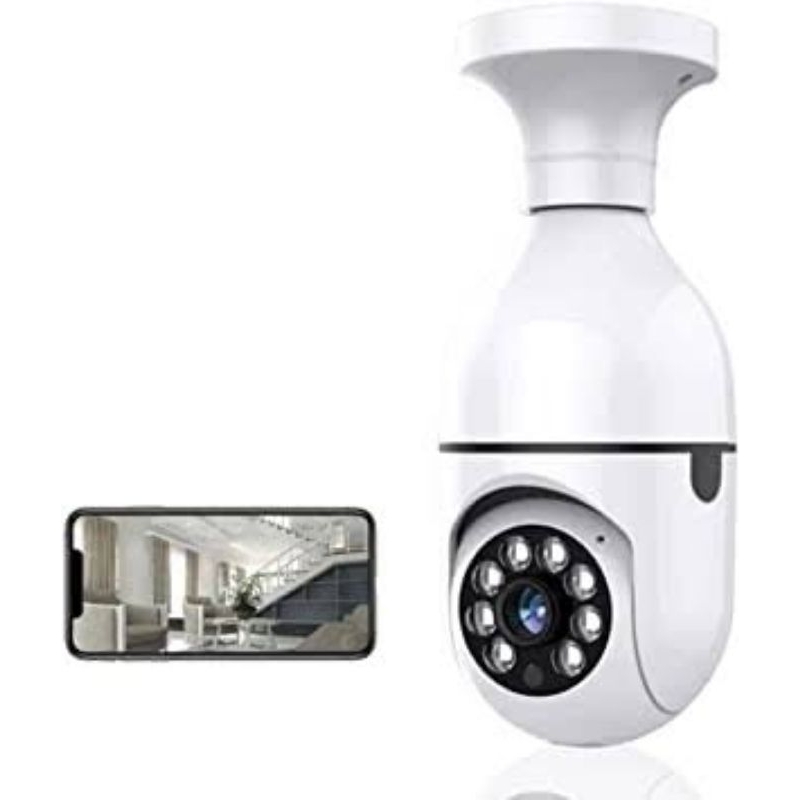 Cctv Bohlam Lampu Camera Cctv V380 Pro wifi Wireless model Bohlam Lampu bisa putar Ip Camera