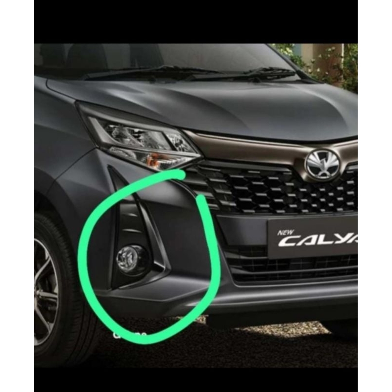 list foglamp garnis toyota calya facelift 2022 original
