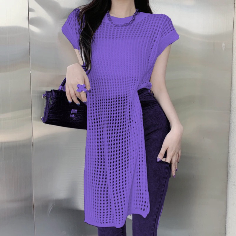 Atasan Tunik Jaring Ruby Premium