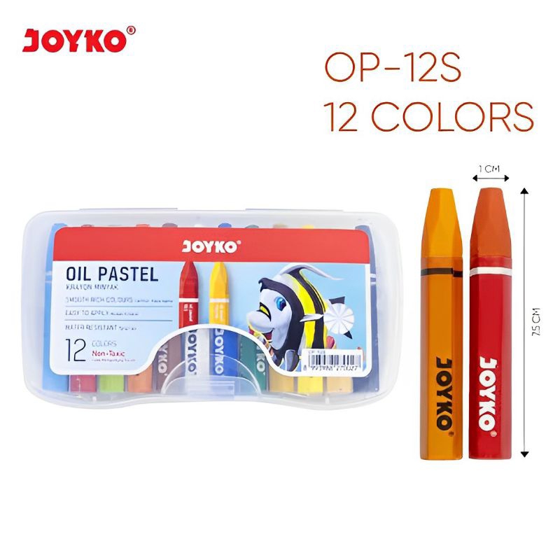 

KRAYON CRAYON JOYKO OP-12S OIL PASTEL (1SET)