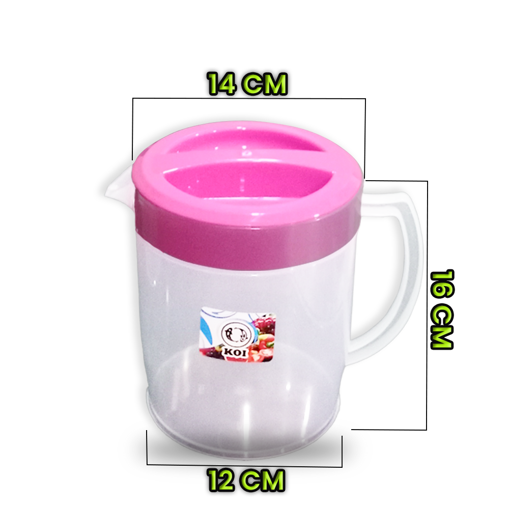 Koi Official - Teko Plastik Bening / Teko Kecil / Mini Water Jug   Ceret 1.5L