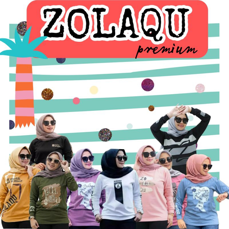 kaos zolaqu B baju kaos atasan zolaqu zolaku jolaku jolaqu senam olahraga original ori premium terba