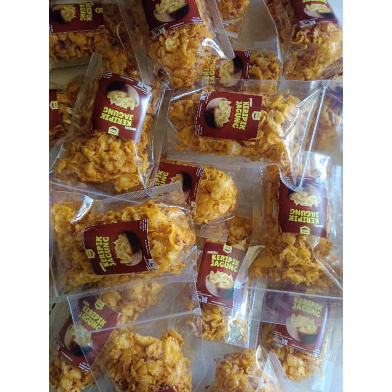 

Paket Reseller 20Pcs Emping Jagung Pedas Geprek
