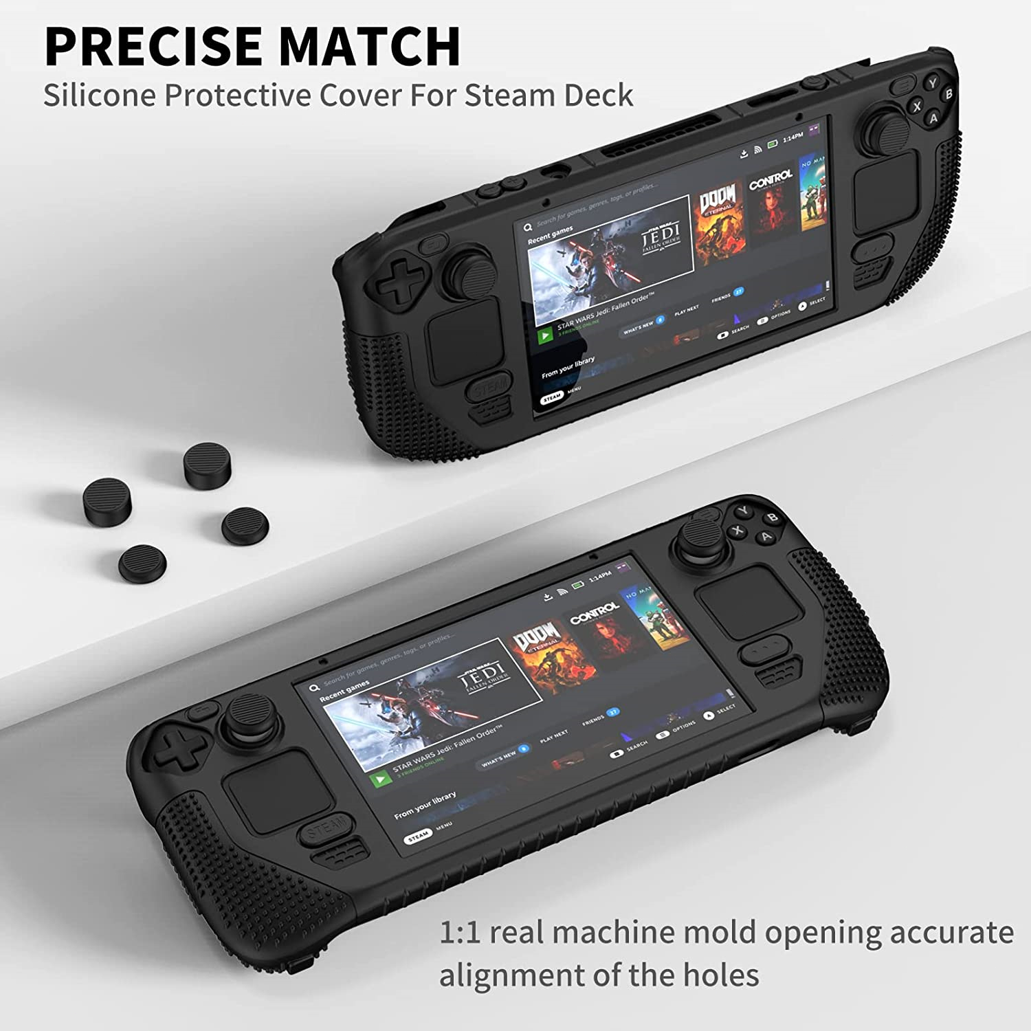 Case Protector Steam Deck Silicone/Steam Deck Full Shock Protection Cover